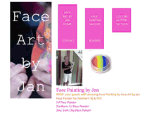 Tablet Screenshot of faceartbyjan.com